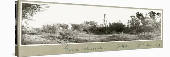Greek Church, Jaffa, 2nd December 1917-Capt. Arthur Rhodes-Stretched Canvas
