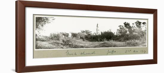 Greek Church, Jaffa, 2nd December 1917-Capt. Arthur Rhodes-Framed Giclee Print