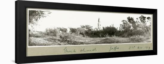 Greek Church, Jaffa, 2nd December 1917-Capt. Arthur Rhodes-Framed Giclee Print