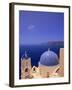 Greek Church, Santorini, Greece-Walter Bibikow-Framed Photographic Print