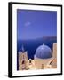 Greek Church, Santorini, Greece-Walter Bibikow-Framed Photographic Print