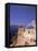 Greek Church, Santorini, Greece-Walter Bibikow-Framed Stretched Canvas