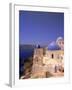 Greek Church, Santorini, Greece-Walter Bibikow-Framed Photographic Print