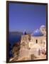 Greek Church, Santorini, Greece-Walter Bibikow-Framed Photographic Print