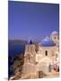 Greek Church, Santorini, Greece-Walter Bibikow-Mounted Photographic Print