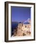 Greek Church, Santorini, Greece-Walter Bibikow-Framed Premium Photographic Print