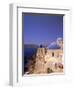 Greek Church, Santorini, Greece-Walter Bibikow-Framed Premium Photographic Print