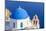 Greek Church with Blue Dome and Pink Bell Tower-Neale Clark-Mounted Photographic Print