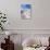 Greek Church with Three Blue Domes in the Village of Oia-Neale Clark-Photographic Print displayed on a wall