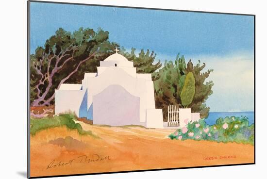 Greek Church-Robert Tyndall-Mounted Giclee Print