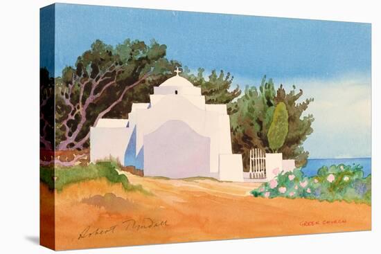 Greek Church-Robert Tyndall-Stretched Canvas