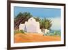 Greek Church-Robert Tyndall-Framed Giclee Print