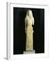Greek Civilization, 7th Century B.C. Statue of Artemis or Kore Micandre, from Artemision of Delos-null-Framed Giclee Print