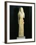 Greek Civilization, 7th Century B.C. Statue of Artemis or Kore Micandre, from Artemision of Delos-null-Framed Giclee Print