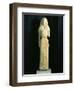 Greek Civilization, 7th Century B.C. Statue of Artemis or Kore Micandre, from Artemision of Delos-null-Framed Giclee Print