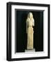 Greek Civilization, 7th Century B.C. Statue of Artemis or Kore Micandre, from Artemision of Delos-null-Framed Giclee Print