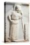 Greek Civilization, Bas-Relief Depicting Mourning Athena Standing in Front of Stele-null-Stretched Canvas