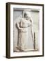 Greek Civilization, Bas-Relief Depicting Mourning Athena Standing in Front of Stele-null-Framed Giclee Print