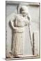 Greek Civilization, Bas-Relief Depicting Mourning Athena Standing in Front of Stele-null-Mounted Giclee Print