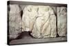 Greek Civilization, Bas-Relief Frieze by Phidias, from South Side of Parthenon, Pentelic Marble-null-Stretched Canvas