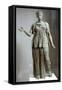 Greek Civilization, Bronze Statue of Artemis known as Piraeus Artemis-null-Framed Stretched Canvas