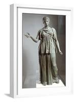 Greek Civilization, Bronze Statue of Artemis known as Piraeus Artemis-null-Framed Giclee Print