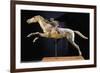 Greek Civilization, Bronze Statue of Boy Riding Horse known as Horse and Jockey from Artemision-null-Framed Giclee Print