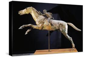 Greek Civilization, Bronze Statue of Boy Riding Horse known as Horse and Jockey from Artemision-null-Stretched Canvas