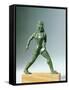 Greek Civilization, Bronze Statue of Child Running, from Dodona, 525 B.C.-null-Framed Stretched Canvas