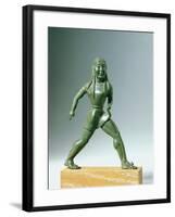 Greek Civilization, Bronze Statue of Child Running, from Dodona, 525 B.C.-null-Framed Giclee Print