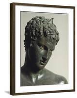 Greek Civilization, Bronze Statue of Youth, from Marathon, Greece, Detail-null-Framed Giclee Print