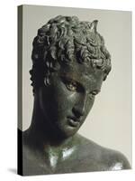 Greek Civilization, Bronze Statue of Youth, from Marathon, Greece, Detail-null-Stretched Canvas