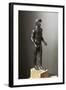 Greek Civilization, Bronze Statuette of Young Athlete-null-Framed Giclee Print