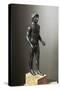 Greek Civilization, Bronze Statuette of Young Athlete-null-Stretched Canvas