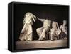 Greek Civilization, Demeter and Iris by Phidias, from East Gable of Parthenon in Athens-null-Framed Stretched Canvas