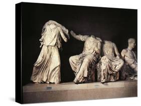 Greek Civilization, Demeter and Iris by Phidias, from East Gable of Parthenon in Athens-null-Stretched Canvas