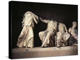 Greek Civilization, Demeter and Iris by Phidias, from East Gable of Parthenon in Athens-null-Stretched Canvas