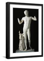 Greek Civilization, Diadumenos by Polyclitus, Roman Marble Copy, from Delos, Greece-null-Framed Premium Giclee Print