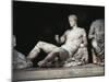 Greek Civilization, Dionysus or Theseus by Phidias, from East Gable of Parthenon in Athens-null-Mounted Giclee Print