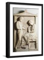 Greek Civilization, Funeral Stele from Piraeus-null-Framed Giclee Print
