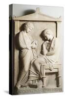 Greek Civilization, Funeral Stele from Piraeus-null-Stretched Canvas