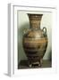 Greek Civilization, Geometric Attic Amphora, Ceramics-null-Framed Giclee Print