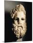 Greek Civilization, Head of Zeus, from Egina, Greece-null-Mounted Giclee Print