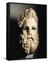 Greek Civilization, Head of Zeus, from Egina, Greece-null-Framed Stretched Canvas