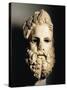Greek Civilization, Head of Zeus, from Egina, Greece-null-Stretched Canvas