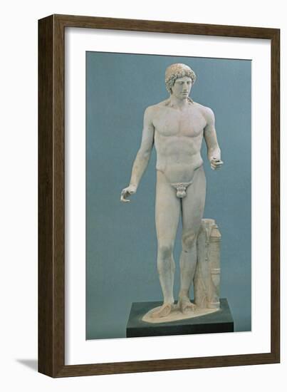 Greek Civilization, Kassel Apollo Statue, Roman Copy-null-Framed Giclee Print