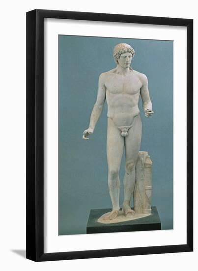 Greek Civilization, Kassel Apollo Statue, Roman Copy-null-Framed Giclee Print