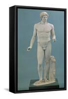 Greek Civilization, Kassel Apollo Statue, Roman Copy-null-Framed Stretched Canvas