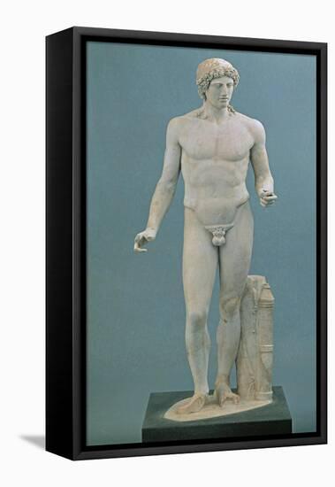 Greek Civilization, Kassel Apollo Statue, Roman Copy-null-Framed Stretched Canvas