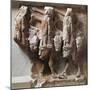 Greek Civilization, Metope Depicting Cattle Raid from Treasury of Sikyon of Delphi-null-Mounted Giclee Print